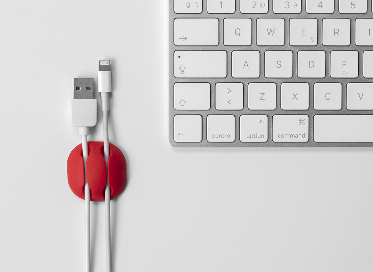 Clip adhesivo doble para cables / surtido