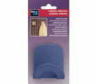 Colgador adhesivo arco / azul satinado