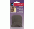 Colgador adhesivo arco / marrón satinado