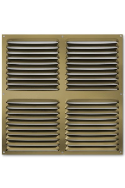 Rejilla  aluminio 300x300 mm / bronce