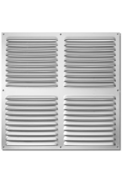 Rejilla  aluminio 300x300 mm / plata