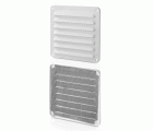 Rejilla aluminio 150x150 marco y mosquitera / blanco
