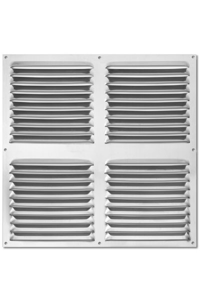 Rejilla  aluminio 300x300 mm / natural