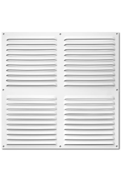 Rejilla  aluminio 300x300 mm / blanco