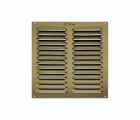 Rejilla  aluminio 200x200 mm / bronce