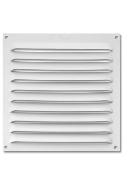 Rejilla  aluminio 150x150 mm / blanco