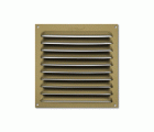 Rejilla  aluminio 150x150 mm / bronce