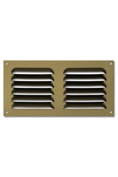 Rejilla  aluminio 100x200 mm / bronce