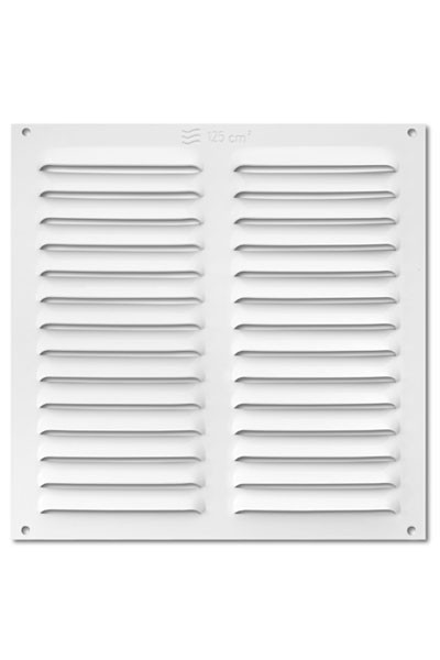 Rejilla  aluminio 200x200 mm / blanco