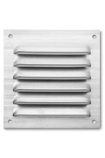 Rejilla  aluminio 100x100 mm / natural