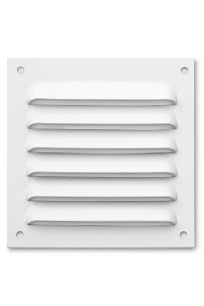 Rejilla  aluminio 100x100 mm / blanco