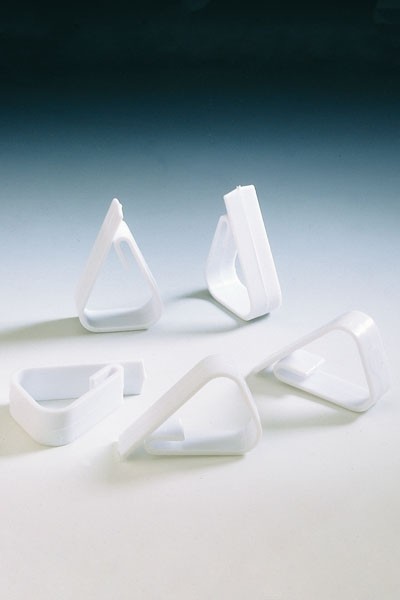 Pinza sujeta-mantel / blanco