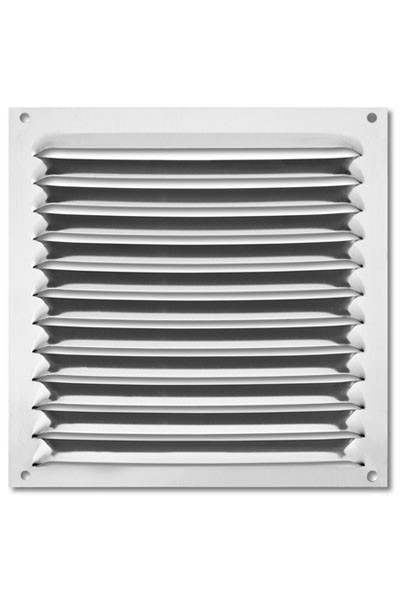 Rejilla  aluminio 170x170 mm / natural