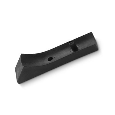 Contera abrazadera longitudinal Ø 22-25 mm / negro