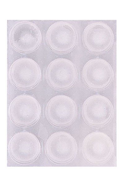 Contera interior cuadrada 60 mm / negro