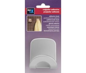 Colgador adhesivo arco / cromo mate