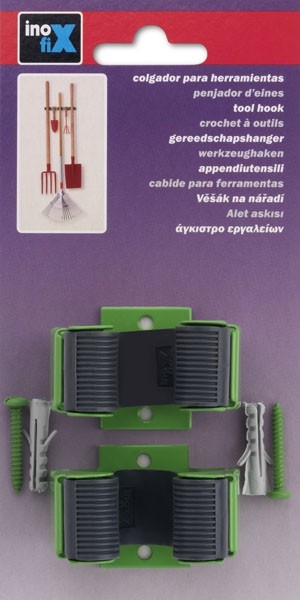 Colgador herramientas jardineria / verde
