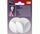 Colgador paños cocina adhesivo / blanco