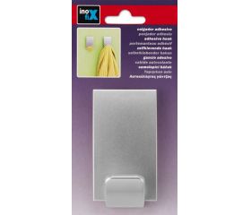 Colgador adhesivo / cromo mate