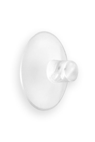 Ventosa Ø 22 mm sin gancho / transparente