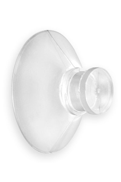 Ventosa Ø 33 mm sin gancho / transparente
