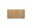 Rejilla  aluminio 150x300 mm / madera clara