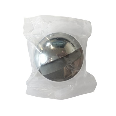 Tope de puerta metálico adhesivo / cromado