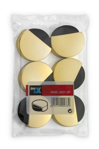 Tope adhesivo silencioso / dorado