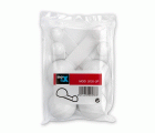 Tope retenedor giratorio adhesivo / blanco