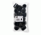 Contera exterior goma Ø 18 mm / negro