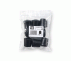 Contera exterior goma Ø 20 mm / negro