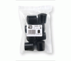 Contera exterior goma Ø 22 mm / negro
