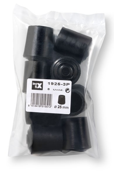 Contera goma exterior Ø 25 mm / negro