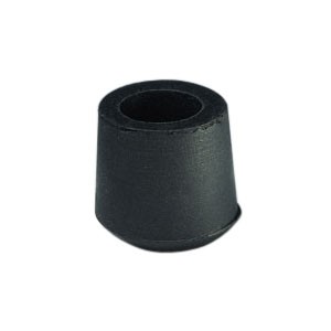 Contera redonda exterior goma Ø 10 mm / negro