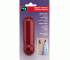 Colgador adhesivo \"J\" / rojo oscuro