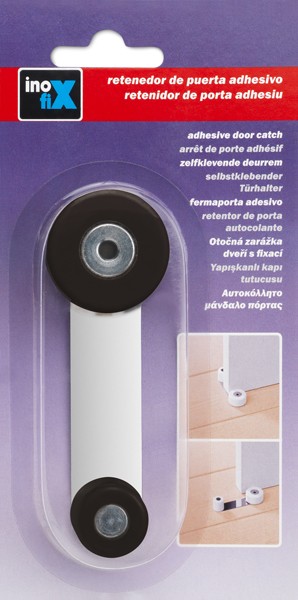 Tope retenedor giratorio metálico / marrón