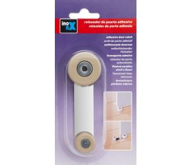 Tope retenedor giratorio metálico / beige