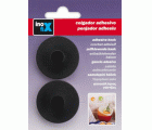 Colgador adhesivo circular / negro