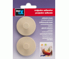 Colgador adhesivo circular / beige
