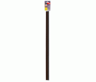 Burlete para puerta adhesivo 820 mm con cepillo / madera oscura