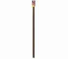 Burlete para puerta adhesivo 1000 mm con cepillo / madera clara