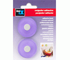 Colgador adhesivo circular / violeta