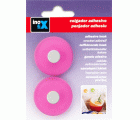 Colgador adhesivo circular / rosa