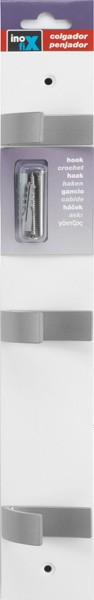 Colgador haya 3 ganchos / blanco