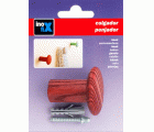 Colgador fresno individual con textura / rojo