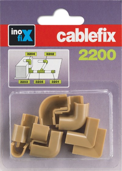 Enlaces surtidos para cablefix 2200 / beige