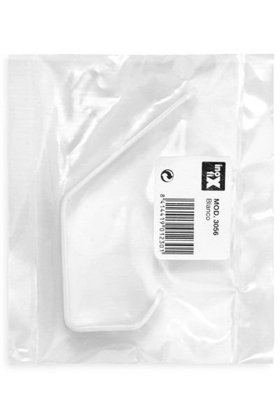 Colgador de acero doble / blanco