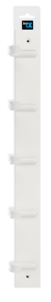 Colgador 5 ganchos blancos / blanco