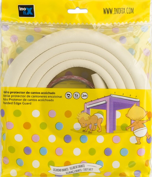 Rollo protector de cantos acolchado(2m) / blanco