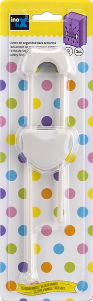 Cierre de seguridad para armarios / blanco